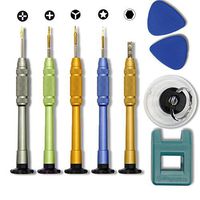 Ewparts 9 in 1 iPhone 7 Opening Repair Tool Kit,Repair Screwdriver for iPhone 6S/6S+/6/5S/5/5C/4S/4/SE, iPod