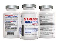 Stress and Anxiety Support for Natural Stress and Anxiety Support, Relaxation, Mental Focus and Improved Sense of Well-Being, Reduction of Brain Fog Related to Stress and Anxiety (120 Capsules)
