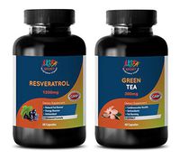 antioxidant Extreme - RESVERATROL - Green Tea - Combo - Green Tea Loose Leaf - (2 Bottles Combo)