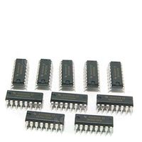 Major Brands 74HC595 ICS and Semiconductors, 8-Bit Shift Register with Output Latches and Eight 3-State Outputs, DIP 16, Cascadable (Pack of 10)