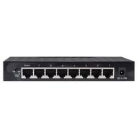fosa 8 Ports Gigabit Ethernet Network Switch, 10/100/1000Mbps Ethernet Switches/Desktop Ethernet Splitter/Ethernet Hub/RJ45 Smart Network Switch(Black)