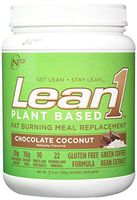 LEAN1 Nutrition 53 Meal Replacement Powder for Weight Loss, Fat Burner, Appetite Control, Plant Based Chocolate Coconut (32 Ounce)