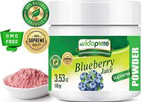 Blueberry Powder Freeze-Dried 100% Pure RAW GlutenFree, Non-GMO Gluten-Free Natural Booster. Superfood Powder for Smoothie, Beverages. 3.53 oz – 100 gr. by myVidaPure