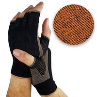 Copper Compression Comfort Gloves - Helps Arthritis Speeds Recovery in Hands & Fingers, Relieve Symptoms of Arthritis, RSI, Carpal Tunnel, Tendonitis & More - Men & Women - 1 Pair (L/XL)