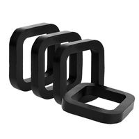 DEDC 4 Pieces 2 Inch Hitch Receiver Silencer Pads,Pads for Adjustable Ball Mounts Provide Cushion Between Receivers and Tow Hitches for Any 2 inch Trailer Hitch Receiver