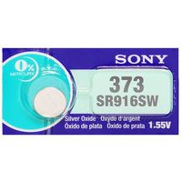 Sony 373 (SR916SW) 1.55V Silver Oxide 0% Hg Mercury Free Watch Battery (20 Batteries)