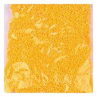 Vikenner Colorful Mini Craft Foam Particles Styrofoam Balls Decorative Slime Polystyrene Foam for Slime Arts Crafts Supplies, DIY Wedding Party Decoration - 2.5-3.5mm (Dark Yellow)
