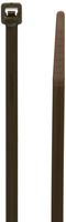Morris 20616 Nylon Cable Tie with 50-Pound Tensile Strength, 8-Inch Length, Brown, 100-Pack