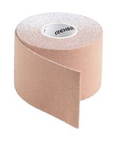Rehband Rx Tape - Beige - Kinesiology Tape for Training, Team Sports + Fitness - Athletic Tape for Support & Recovery - Enhance Coordination & Performance 1 Roll