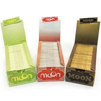 Moon 3 Colors Combo Pack Tobacco Rolling Papers 70 * 36mm 7500 Leaves 3×50 booklets