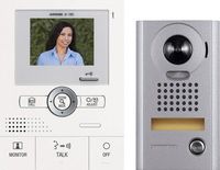 Aiphone JKS-1ADV Hands-Free Set (JK-1MD Master Monitor, PS-1820UL Power Supply, and JK-DV Door Station)