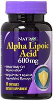 Natrol Alpha Lipoic Acid 600mg, 30 Capsules