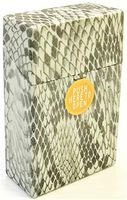 HHB Eclipse Marbled Speckled Snake Skin Print Design Crushproof Hard Plastic Cigarette Cases, 2ct, Kings, 3116SP-2