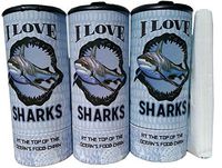 I Love Shark Gift Collection (Refillable Tissue Tube with 1 Refill Package)