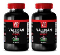 Blood Pressure Supplement - Valerian Root Extract 125MG - Valerian Seeds - 2 Bottles (200 Capsules)