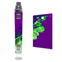 Decal Sticker Skin WRAP Green Smoke Effect Purple Background for Innokin iTaste VV V3.0