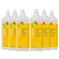 Sonett Organic Dishwashing Liquid Calendula, Lemon 10 oz and 33.8 oz (Calendula, 34 Fl.Oz (6 Count))