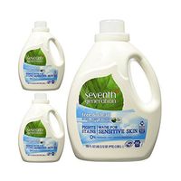 Seventh Generation Laundry Detergent, Free & Clear, 100 oz (3 Pack)