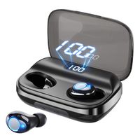 Bluetooth Earbuds GUSGU Wireless Earbuds Deep Bass Earphones Noise Cancelling Waterproof Wireless Bluetooth Headphones 145H Cycle Playtime(Auto Pairing,Binaural Call,4000mAh LED Display Charging Case)