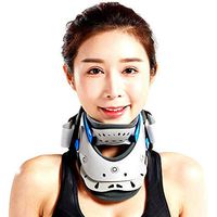 Cervical Collar Air Traction Device, Adjustable Neck Brace Collar Medical Therapy Unit, Neck Brace Fixation Spine Care Correction for Neck Stiffness Neck Decompression