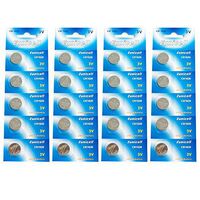 Eunicell CR1620 5009LC Lithium Blister Pack 3V 3 Volt Coin Cell Batteries (20 pcs)