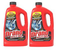 Drano Max Gel Clog Remover, 80 fl oz (Pack of 2) Made in USA Brand New and Fast Shipping