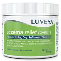 Eczema & Dermatitis Cream for Dry, Itchy, Cracked Skin Relief. Best Moisturizer Lotion for Face, Body & Scalp Rashes. 100% Natural Baby & Adult Remedy. Soothes Irritated Skin Without Greasy Ointment