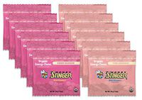 Honey Stinger Organic Energy Chews-Cherry/Pink Lemonade-6 of Both (12 Bags Total)