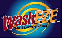 WashEZE 3-in-1 Laundry Detergent Sheets - Scented, 20 Count (The Perfect Travel, Dorm, College, Airline, Camping and RV Laundry Detergent)