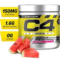 C4 Original Pre Workout Powder Watermelon | Vitamin C for Immune Support | Sugar Free Preworkout Energy for Men & Women | 150mg Caffeine + Beta Alanine + Creatine | 30 Servings