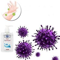 300 ML Moisturizing Hand Sanitizer 75% Alcohol Based - Kills 99.9% Of Germs Pump Rinse Free Gentle Hand Soap Gel For Office