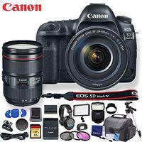 Canon EOS 5D Mark IV DSLR Camera with 24-105mm f/4L II Lens (US Model) Ultimate Kit
