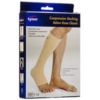 Tynor Compression Below Knee Stocking Small (9.8-11.3 inches)