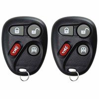KeylessOption Keyless Entry Remote Control Car Key Fob Replacement for 15752330 (Pack of 2)