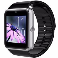 CNPGD Bluetooth Smart Watch(Partial Compatible for IPHONE)+(Full Compatible for Android phone) +Unlocked Watch Cell Phone+Fitness Tracker Camera Pedometer for Kids, Men and Women(Silver)