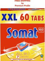 Somat Dishwasher Tablets 7 XXL All in One, 60 pcs.
