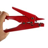 HS-519 Cable Tie Gun Tensioning and Cutting Tool for Plastic Nylon Cable Tie or Fasteners, All Metal Casing, 0.35 Inches Max Tie Width #81334