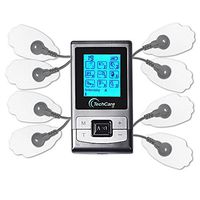 Lifetime Warranty Techcare Massager Se | Pain Relief Reduce with 9 Modes| Back Massager Handheld and Neck Massager Handheld (SE SILVER+2 PADS)| Next Day Shipping