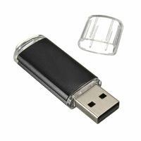 Creazy® 16GB USB 2.0 Metal Flash Memory Stick Storage Thumb U Disk (Black)