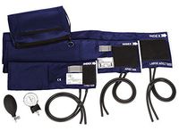 Prestige Medical 3-in-1 Aneroid Sphygmomanometer Set with Carry Case, Navy
