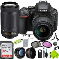 Nikon D5600 DSLR Digital Camera with Nikon 18-55mm f/3.5-5.6G Lens and Nikon 70-300mm Lens 2 Lenses Bundle Kit