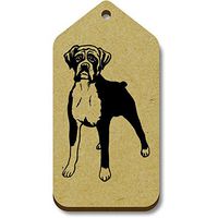 Azeeda 10 x 'Boxer Dog' 66mm x 34mm Gift Tags (TG00057429)