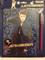 Justin Bieber Sketchbook with Pen