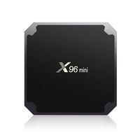 Fiesand X96 Mini Android 7.1 TV Box Amlogic S905W Quad Core 1GB Android TV Box 8GB ROM UHD 4K Smart TV Box Support 3D WIFI Black