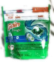 Gain Flings 3 in 1 Detergent Pacs, 14 Count