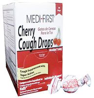 Medique-Medi-First Cough Drops Cherry Commissary Pack - MS75889 (1 Box)