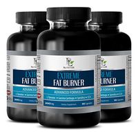 Immune System Dietary Supplement - Extreme Fat Burner - 2645MG - Energy and Metabolism - 3 Bottles (270 Capsules)