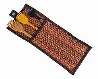 Wooden Bamboo Back Scratcher Hand 3 Piece 15" 16" Best Massager Handmade Set for Itching Relief, Natural Strong Sturdy Traditional Body Relaxation Tool in Woven Wall Hanging (5)