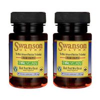 Swanson Polycan Black Yeast Beta Glucan 150 Milligrams 30 Veg Capsules (2 Pack)