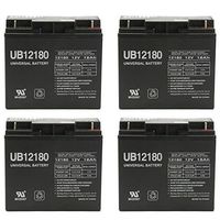 Universal Power Group 12V 18Ah Wheelchair Mobility Scooter Battery Replaces 17Ah - 4 Pack